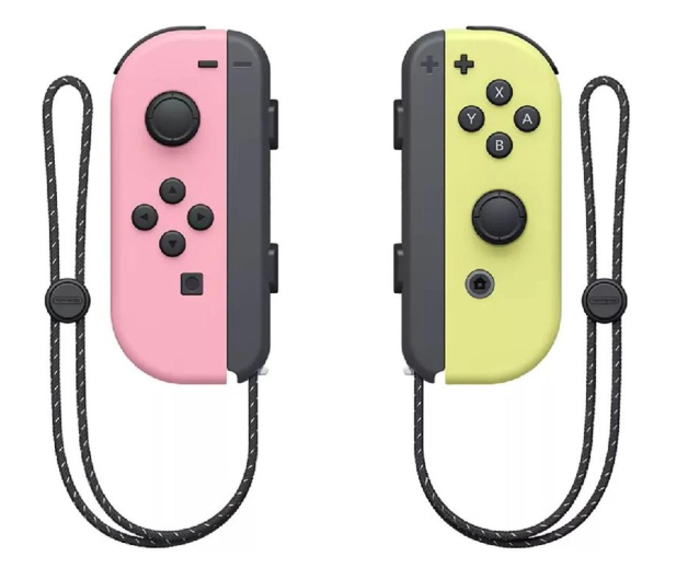 Nintendo Switch Joy-Con Controller - Różowy / Żółty - 1153294 - zdjęcie