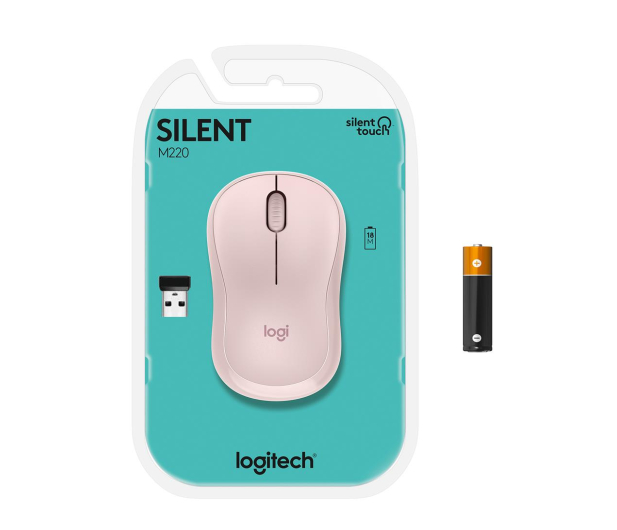 Logitech M220 Silent (różowa) - 654015 - zdjęcie 13
