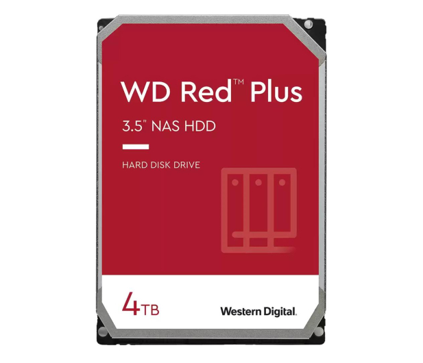 WD RED PLUS 4TB 5400obr. 256MB - 1150740 - zdjęcie