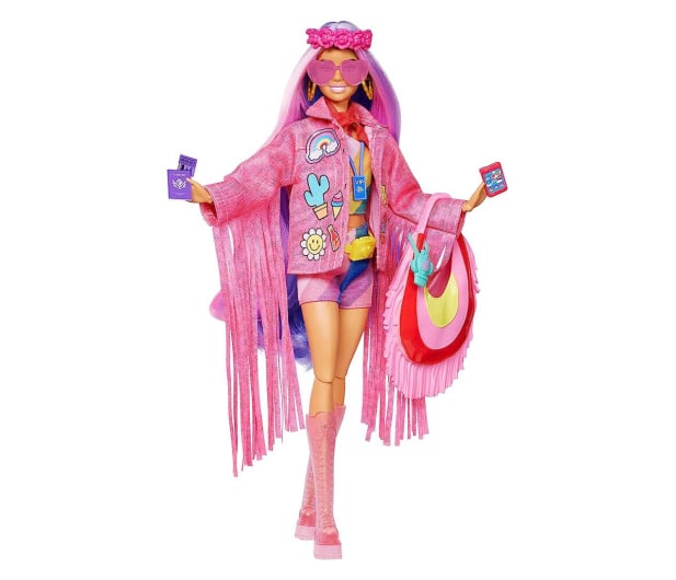 Barbie Extra Fly Lalka Hippie z pustynnymi ubrankami - 1157910 - zdjęcie 2