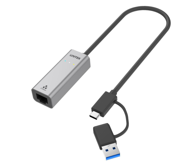 Unitek Adapter USB-A/C - RJ-45 2.5G - 1150010 - zdjęcie 2