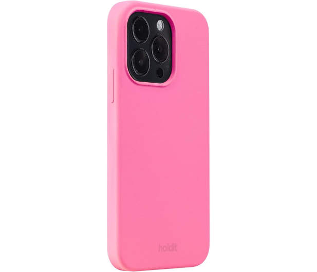 Holdit Silicone Case iPhone 13 Pro Bright Pink - 1148388 - zdjęcie 2