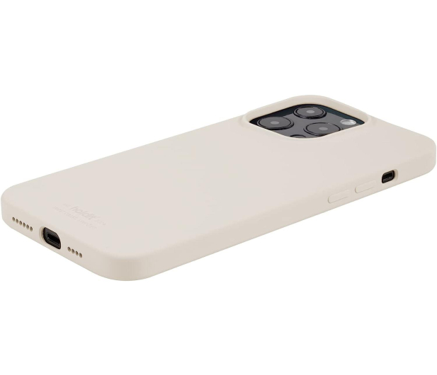 Holdit Silicone Case iPhone 13 Pro Light Beige - 1148405 - zdjęcie 3