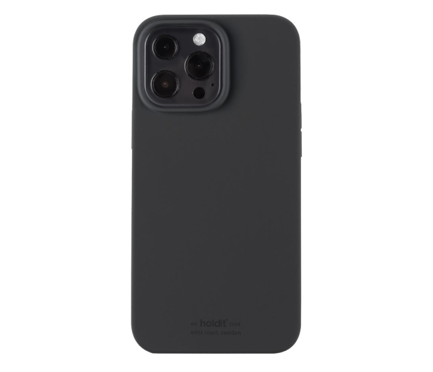 Holdit Silicone Case iPhone 13 Pro Max Black - 1148435 - zdjęcie