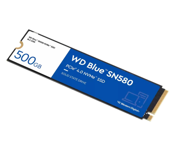 WD 500GB M.2 PCIe Gen4 NVMe Blue SN580 - 1160143 - zdjęcie 3