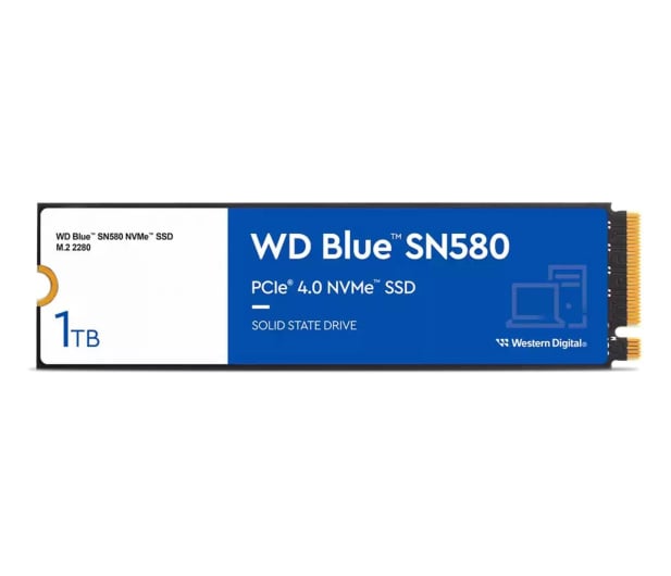 WD 1TB M.2 PCIe Gen4 NVMe Blue SN580 - 1160141 - zdjęcie