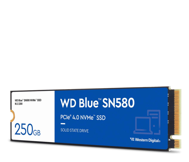WD 250GB M.2 PCIe Gen4 NVMe Blue SN580 - 1160144 - zdjęcie 3