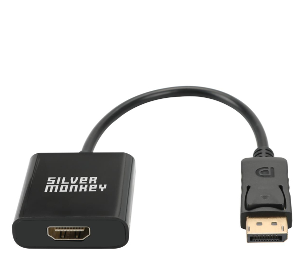 Silver Monkey Adapter DisplayPort - HDMI - 1093337 - zdjęcie 1