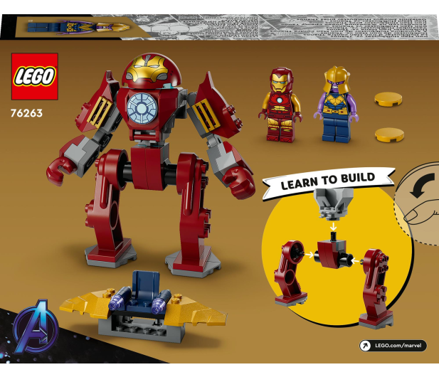 LEGO Marvel 76263 Hulkbuster Iron Mana vs. Thanos - 1159448 - zdjęcie 8