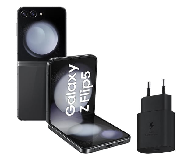 Samsung Galaxy Z Flip5 5G 8/512GB grafitowy + Charger 25W - 1159795 - zdjęcie