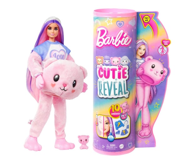 Barbie Cutie Reveal Lalka Miś Seria Słodkie stylizacje - 1163981 - zdjęcie