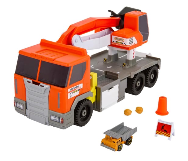Mattel Matchbox Ciężarówka Koparka Duży pojazd z funkcją - 1157916 - zdjęcie