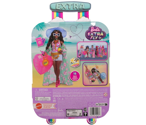Barbie Extra Fly Lalka Plażowa w podróży - 1157904 - zdjęcie 6