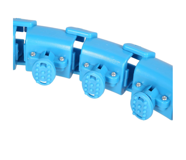 One Fitness Hula Hop z wypustkami i obciążnikiem OHA01 Blue - 1158450 - zdjęcie 5