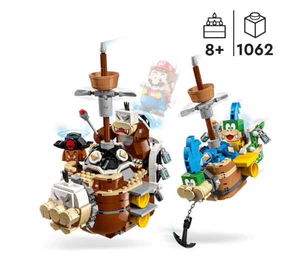 LEGO Super Mario 71427 Statki powietrzne Larry’ego i Mortona - 1159359 - zdjęcie 3