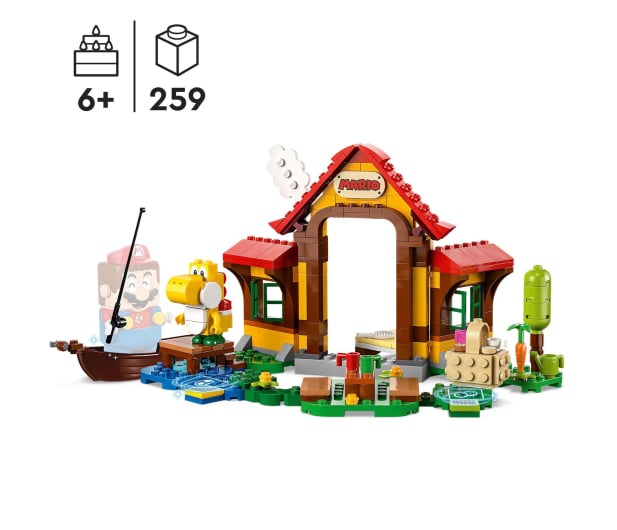 LEGO Super Mario 71422 Piknik w domu Mario - rozsz. - 1159394 - zdjęcie 3