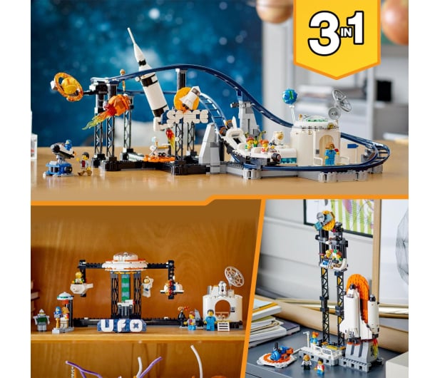 LEGO Creator 31142 Kosmiczna kolejka górska - 1159392 - zdjęcie 6