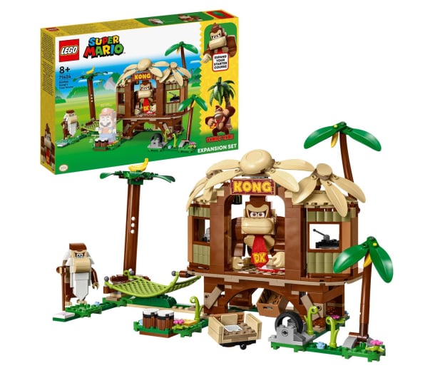 LEGO Super Mario 71424 Domek na drzewie Donkey Konga - rozsz. - 1159397 - zdjęcie 8
