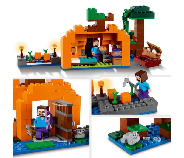 LEGO Minecraft 21248 Dyniowa farma - 1159387 - zdjęcie 3
