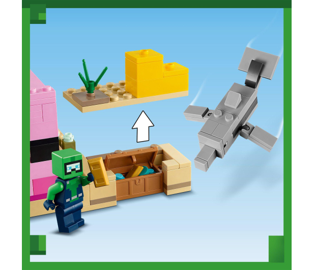 LEGO Minecraft 21247 Dom aksolotla - 1159386 - zdjęcie 10