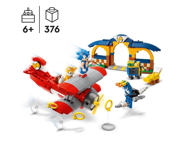 LEGO Sonic the Hedgehog™ 76991 Tails z warsztatem i samolot - 1159406 - zdjęcie 3