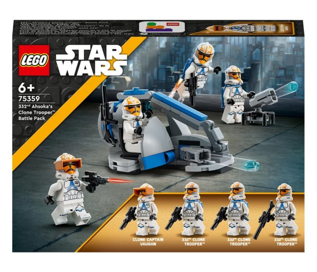 LEGO Star Wars 75359 Zestaw bitewny z 332. oddziałem klonów Ahsok - 1159416 - zdjęcie 12
