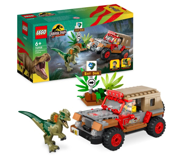LEGO Jurassic World 76958 Zasadzka na dilofozaura - 1159451 - zdjęcie 2