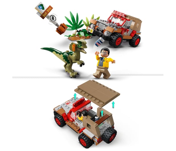LEGO Jurassic World 76958 Zasadzka na dilofozaura - 1159451 - zdjęcie 4