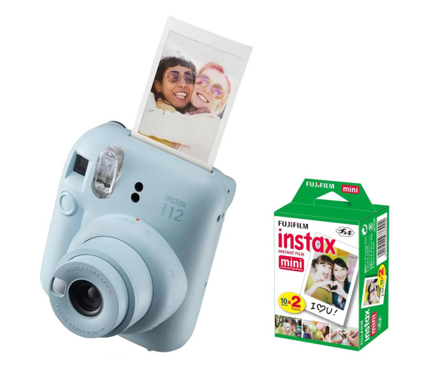 Fujifilm Instax Mini 12 niebieski + wkłady (20 zdjęć) - 1169000 - zdjęcie