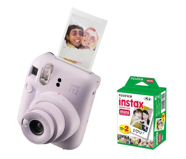Fujifilm Instax Mini 12 purpurowy + wkłady (20 zdjęć) - 1168999 - zdjęcie