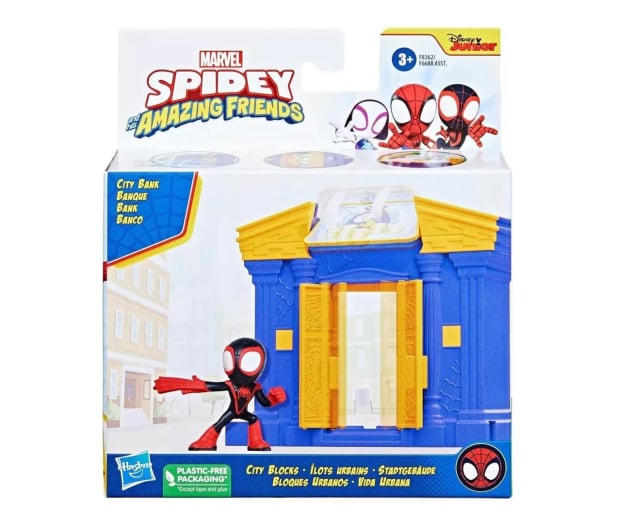 Hasbro Spidey i super kumple Bank + figurka Miles Morales - 1169006 - zdjęcie 2