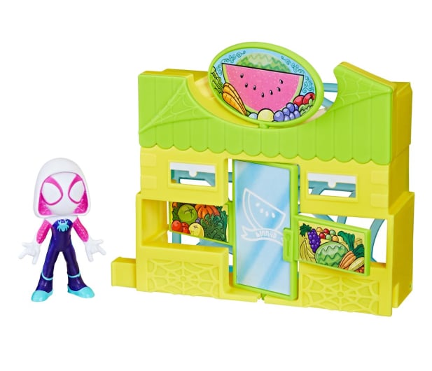 Hasbro Spidey i super kumple Supermarket + figurka Ghost Spider - 1169005 - zdjęcie
