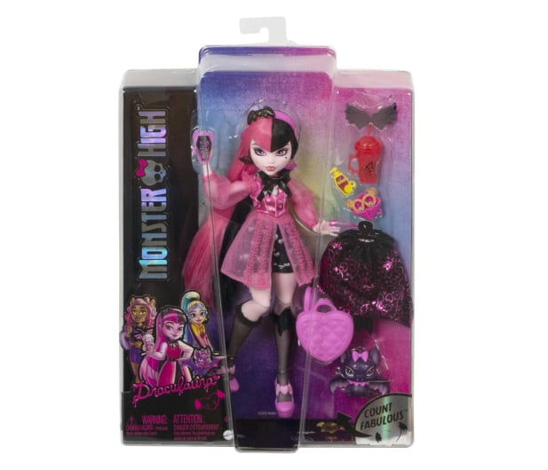 Mattel Monster High Draculaura Lalka podstawowa - 1164015 - zdjęcie 5