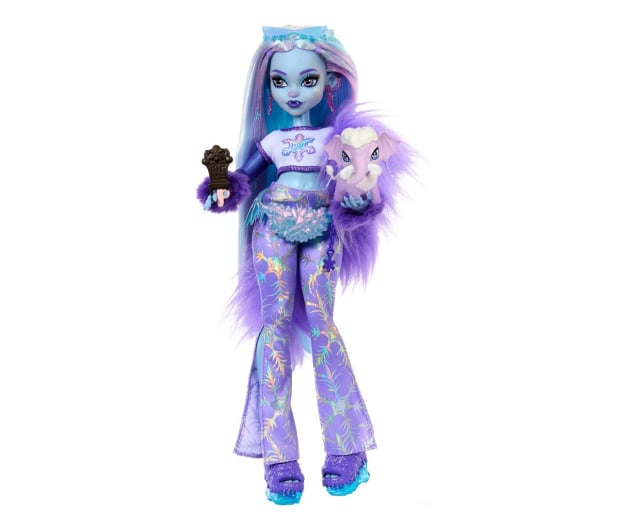 Mattel Monster High Abbey Bominable Lalka podstawowa - 1164013 - zdjęcie