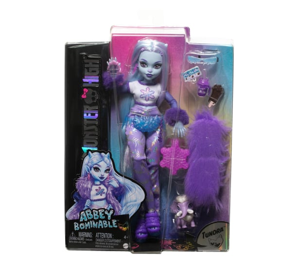 Mattel Monster High Abbey Bominable Lalka podstawowa - 1164013 - zdjęcie 6