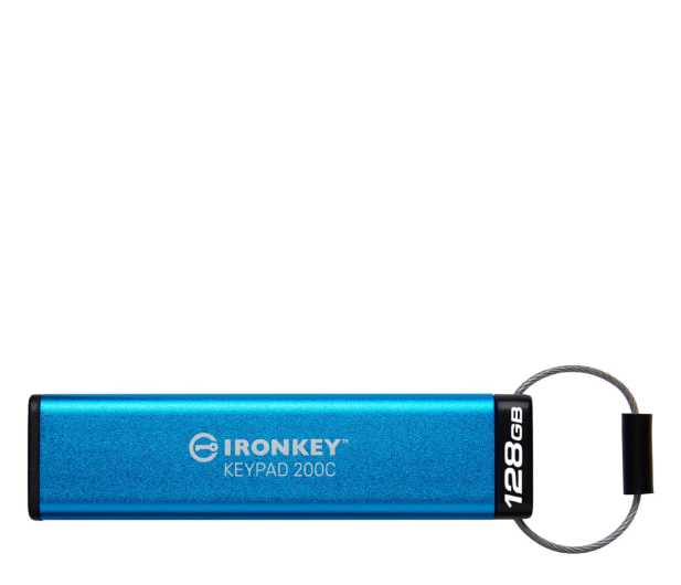 Kingston 128GB IronKey Keypad 200C USB-C FIPS 140-3 Lvl 3 AES-256 - 1169018 - zdjęcie