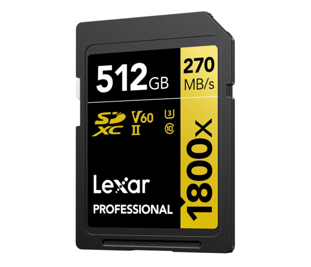 Lexar 512GB 1800x Professional SDXC UHS-II U3 V60 - 1170188 - zdjęcie 2