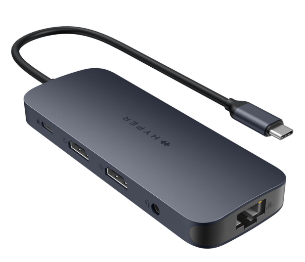 Hyper HyperDrive EcoSmart Gen.2 Dual HDMI USB-C 11-in-1 140W PD3.1 - 1170383 - zdjęcie 2