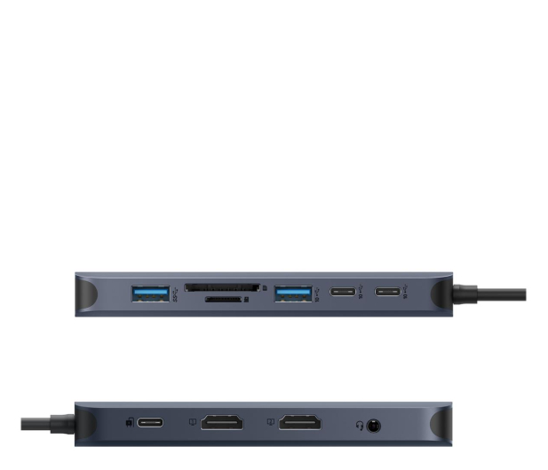 Hyper HyperDrive EcoSmart Gen.2 Dual HDMI USB-C 11-in-1 140W PD3.1 - 1170383 - zdjęcie 3