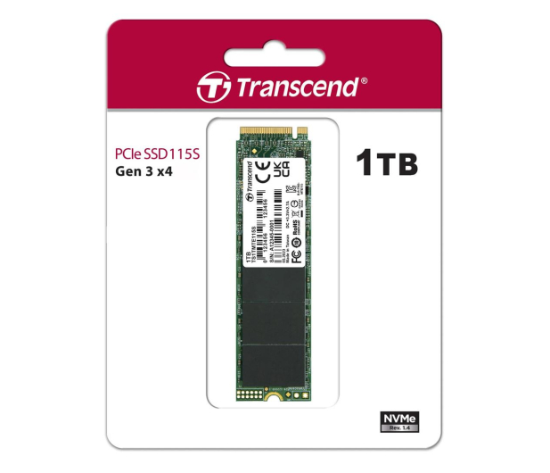 Transcend 1TB M.2 PCIe NVMe 115S - 1171757 - zdjęcie 3
