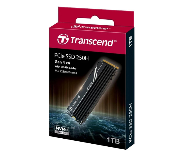 Transcend 1TB M.2 PCIe Gen4 NVMe 250H - 1171763 - zdjęcie 4
