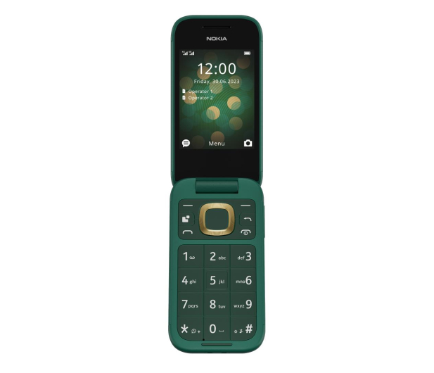 Nokia 2660 4G Flip Zielony + Stacja Ładująca - 1165776 - zdjęcie 2