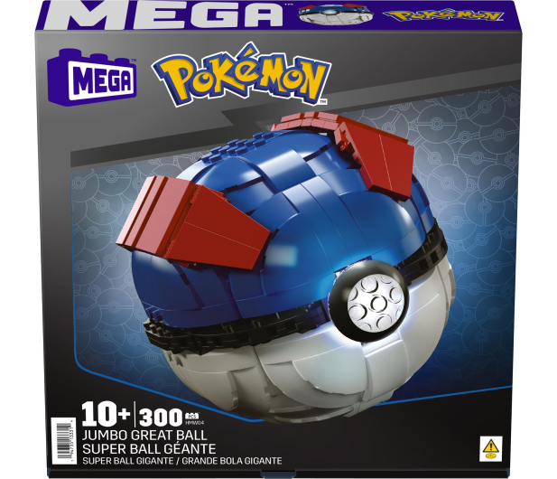 Mega Bloks Mega Construx Pokemon Duży GreatBall - 1164408 - zdjęcie 5