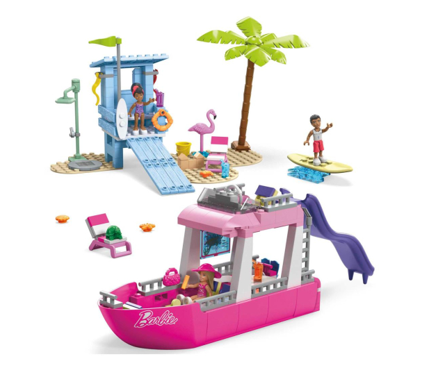 Mega Bloks Barbie Dream Boat Wymarzona łódź Malibu - 1164390 - zdjęcie