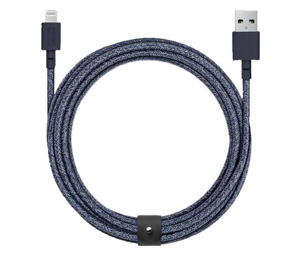 Native Union Belt Cable XL USB-A – Lightning 3m indigo - 1171486 - zdjęcie