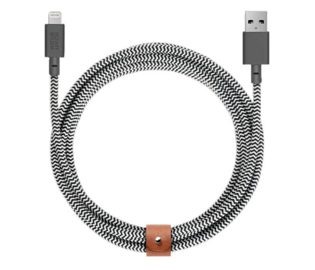 Native Union Belt Cable XL USB-A – Lightning 3m zebra - 1171490 - zdjęcie