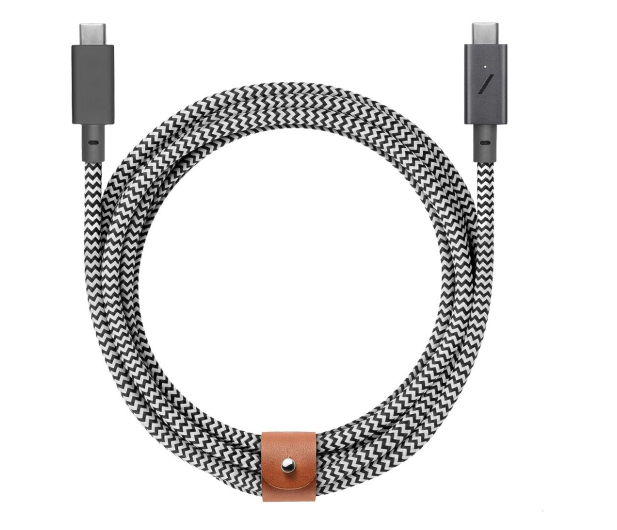 Native Union Belt Cable Pro 240W USB-C – USB-C 2,4m zebra - 1171476 - zdjęcie