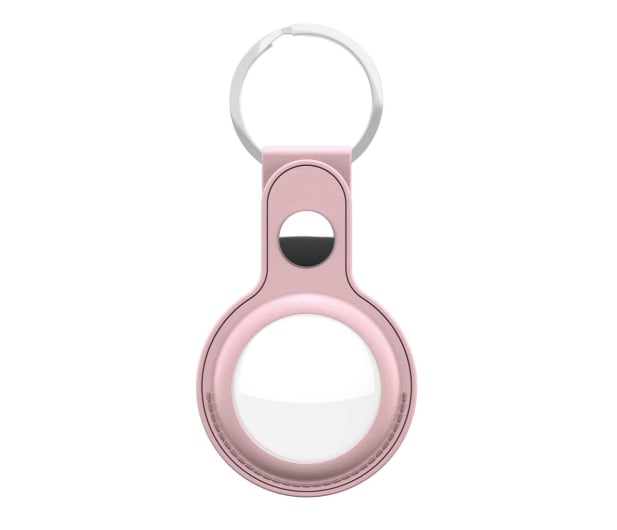 KeyBudz AirTag Keyring skórzane etui ochronne do AirTag blush pink - 1172142 - zdjęcie