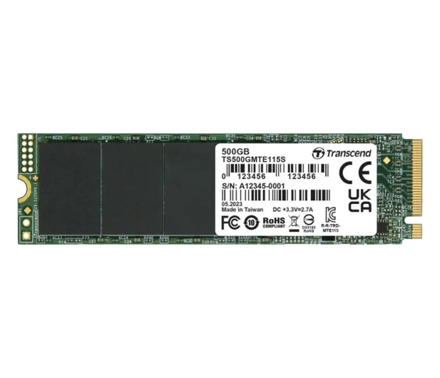 Transcend 500GB M.2 PCIe NVMe 115S - 1171756 - zdjęcie