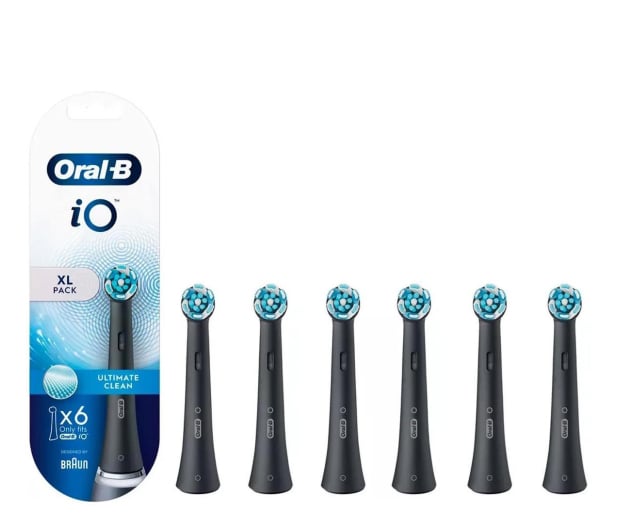 Oral-B iO Ultimate Clean 6 szt. Czarny - 1069529 - zdjęcie